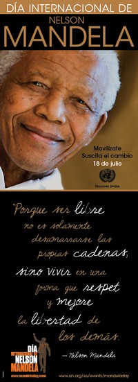 Cartel Nelson Mandela