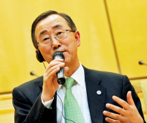  UN Secretary-General BAN Ki-moon launched the Geneva Lecture Series on 29 April 2008 in the Assembly Hall of the Palais des Nations (Geneva)