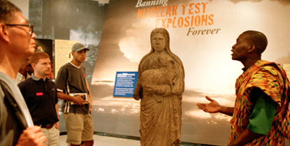 A guided tour at UN Headquarters in New York.  (UN Photo/Andrea Brizzi)