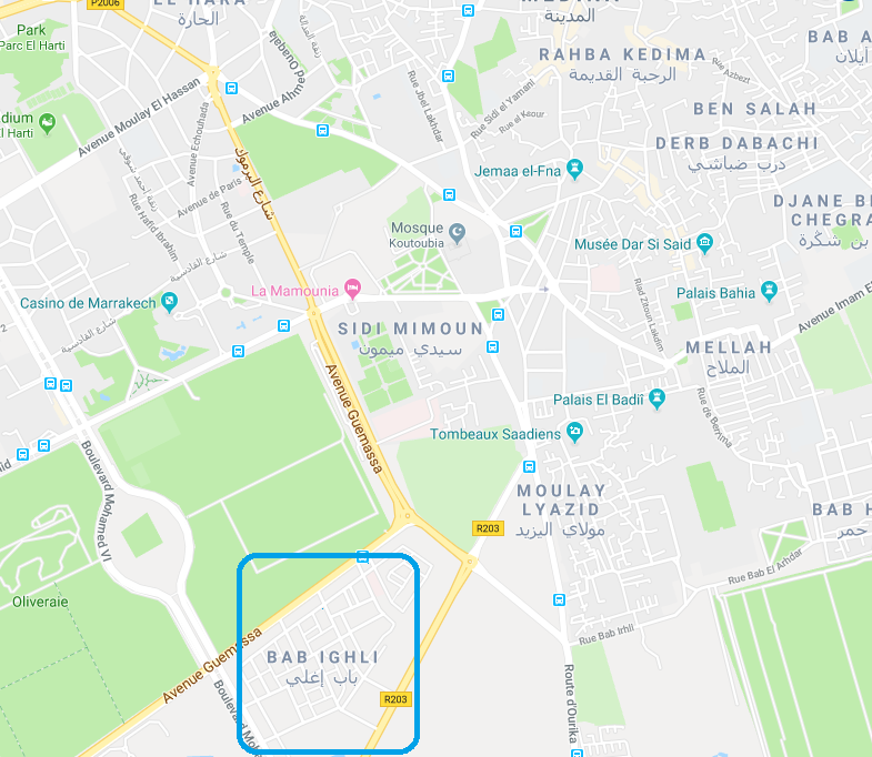 Logistical information map