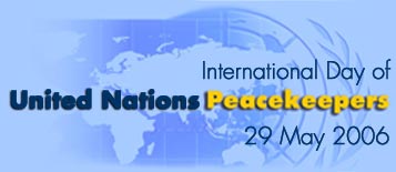 International Day of United Nations Peacekeepers