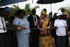 The President of the Republic of Liberia, Ellen Johnson Sirleaf, and the Deputy Special Representative of the SG, Henrietta Mensa-Bonsu, open the Sanniquellie central prison, 2010. UN Photo/ UNMIL