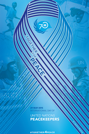 poster for peacekeepers day