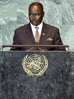 H.E. Army General Franois Boziz, President of the Central African Republic
