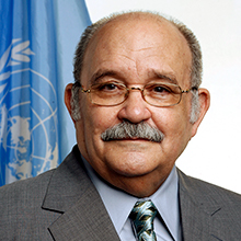Portrait of the President of the 63rd Session of the UN General Assembly, Miguel D’escoto Brockmann