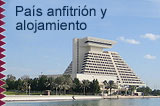 País anfitrión y alojamiento