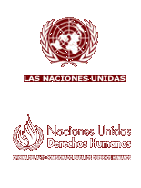 Logos de las Naciones Unidas y de la Oficina del Alto Comisionado para los Derechos Humanos