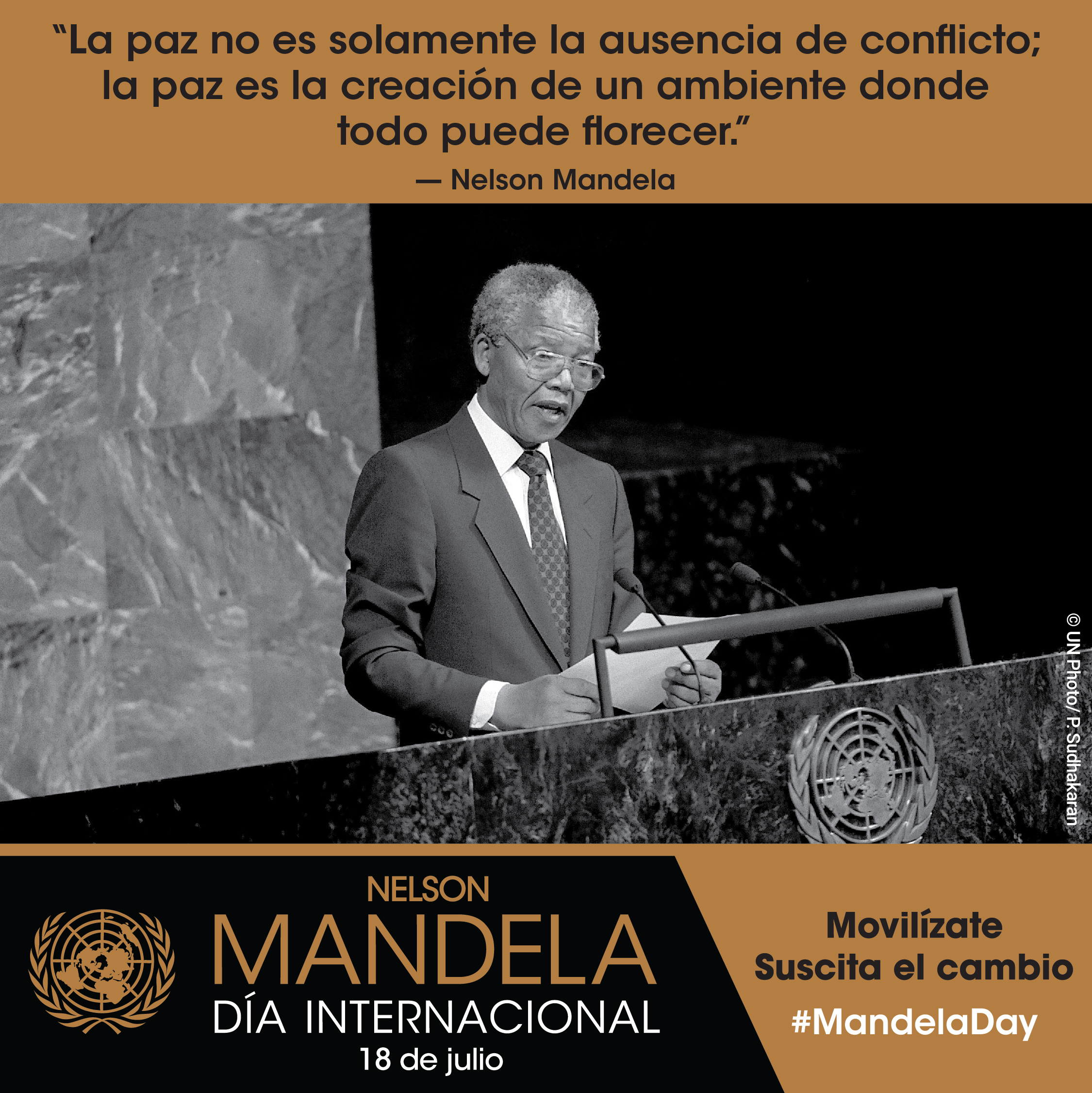 D A Internacional De Nelson Mandela De Julio Por La Libertad La