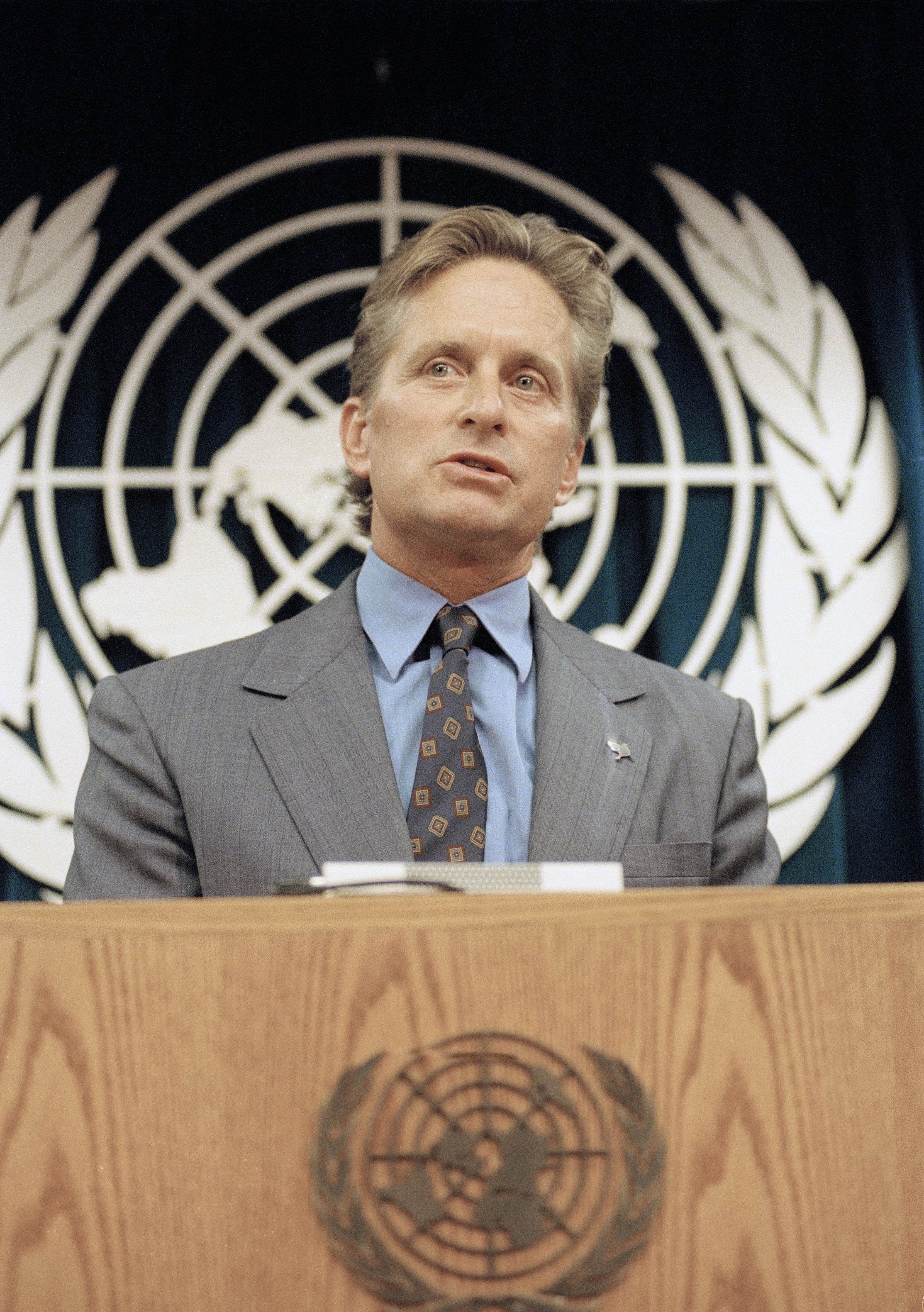 Mensajero de la paz de la ONU - SR. Michael Douglas