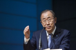 SG Ban Ki-moon addresses World Bank panel discussion on Changing the Conversation on Development Finance