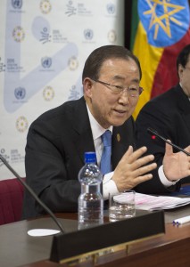 Secretary-General Ban Ki-moon's Press Conference before departure.