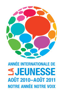 Logo officiel de l'Année internationale de la jeunesse