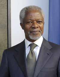 portrait of former Secretary-General Kofi Annan
