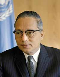 portrait of former Secretary-General U Thant