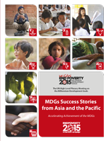 Portada: MDGs Success Stories from Asia and the Pacific. Accelerating Achievement of the MDGs