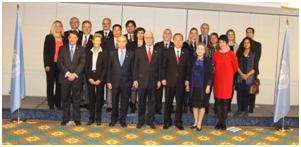 El secretario general de Naciones Unidas, Ban Ki-moon, se reune con las Agencias, Fondos y Programas de las Naciones Unidas con representación en España.