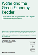 Portada Guía de lectura: El agua y la economía verde