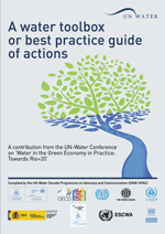Portada de A water toolbox or best practice guide of actions