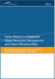 Portada del Status Report on Integrated Water Resources Management and Water Efficiency Plan
