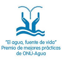 logo del Premio de ONU-Agua a las mejores prácticas 'El agua, fuente de vida'