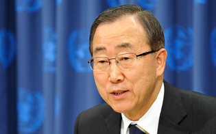 Ban Ki-moon, Secretario General de Naciones Unidas