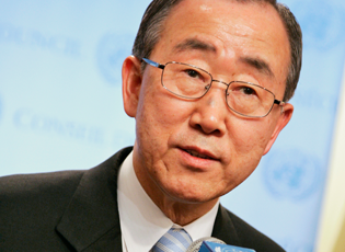 Retrato de Ban Ki-moon