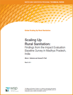 Portada de Scaling Up Rural Sanitation: Findings from the Impact Evaluation Baseline Survey in Madhya Pradesh, India