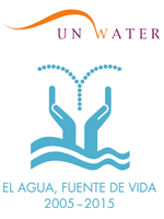 Logotipo de la Década del Agua y de ONU-Agua