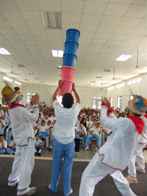 Actividad de sensibilización en una escuela