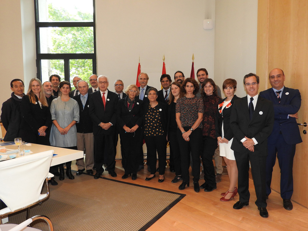 UNW-DPAC y las Agencias, Fondos y Programas de las Naciones Unidas con representación en España se reúnen con la Alcaldesa de Madrid.