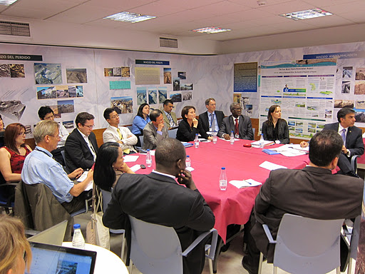 Working group during a discussion session on 4 October 2012