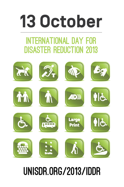 International Day for Disaster Reduction 2013 Logo