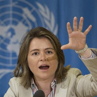 Catarina de Albuquerque, UN Special Rapporteur on the right to safe drinking water and sanitation