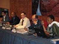 Round table at International Meeting on Water and Cooperation in Africa