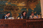 CEDAW members (left to right) Ms. Meriem Belmihoub-Zerdani, Ms. Dubravka Šimonović , Ms. Françoise Gaspard