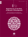 2009 World  Survey on the Role of Women in Development: Women's control over economic resources and access to financial  resources, including microfinance