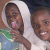 Children at the orphanage having fun.