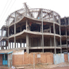 A new building being constructed in Kigali.