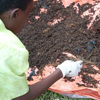 A woman tries to uncover the bones of Joseph’s mother from the dirt.
