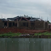 New homes being built in Joseph’s community. Private developments are slowly encroaching on his community in the Kagugu district of Kigali.