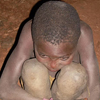 A young boy from Thacien's community.